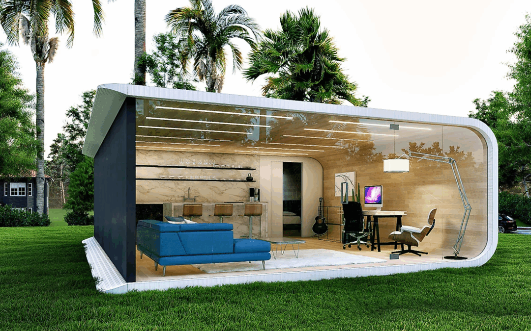 These Tiny Homes are 3D Printed from 100,000 Plastic Bottles
